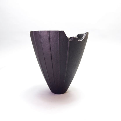 Bundle-Line Irregular Rim Vase